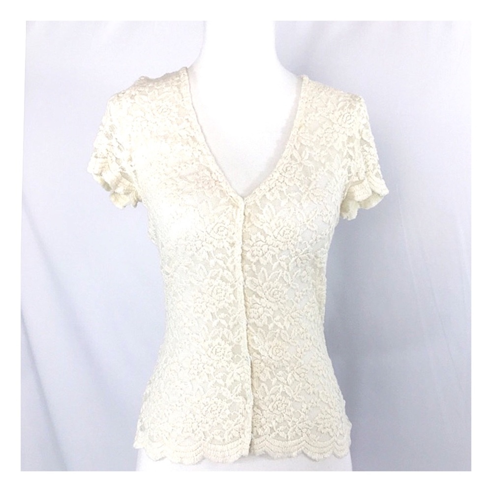 [uo | kimchi blue] lace button up